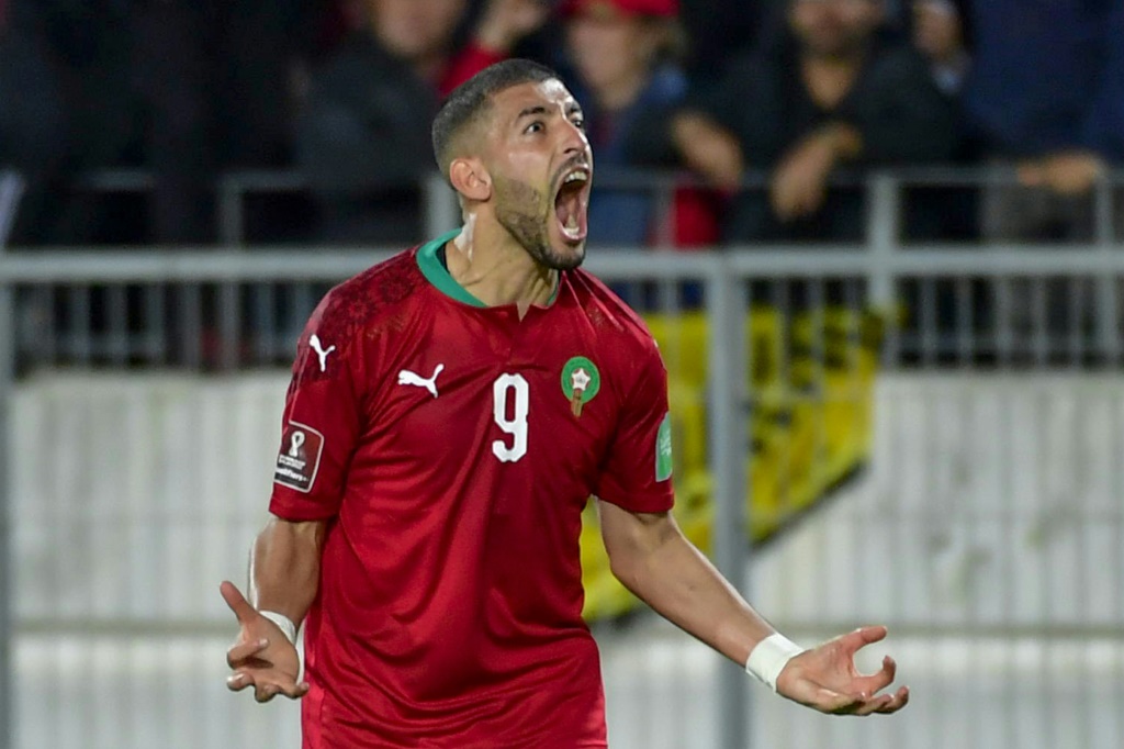 سجل تيسودالي هدفين في مرمى الكونغو الديموقراطية في ملحق تصفيات مونديال 2022 (ا ف ب)