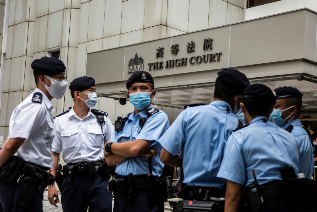  حكم يشكل سابقة، قال قاض في هونغ كونغ إنه يجب رفع القيود المفروضة على الإبلاغ حول بعض قضايا الأمن القومي (ا ف ب).