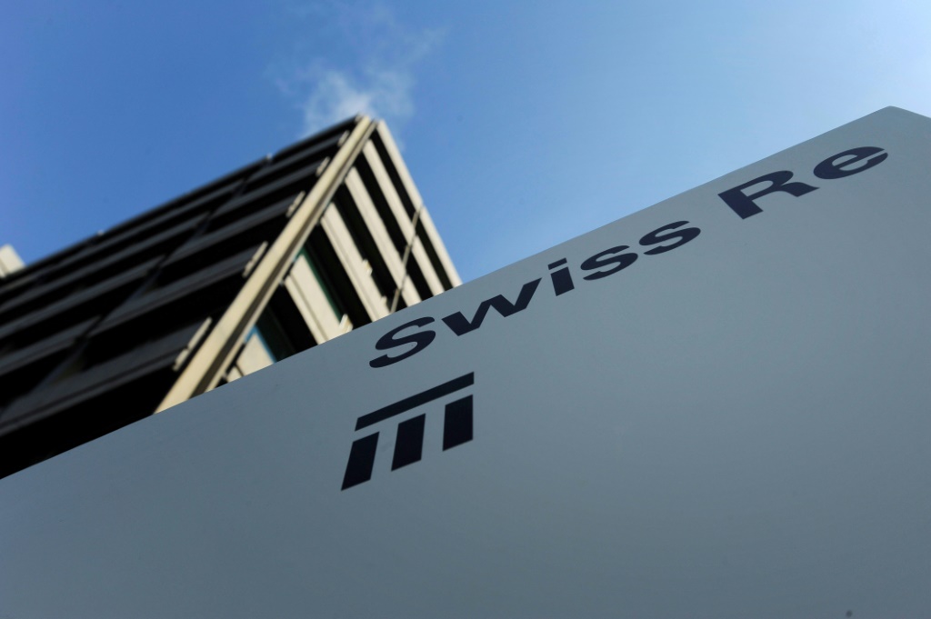 صورة التُقطت في 19 شباط/فبراير 2009 تُظهر مقرّ شركة "سويس ري" Swiss Re للتأمين السويسرية في زوريخ (أ ف ب)