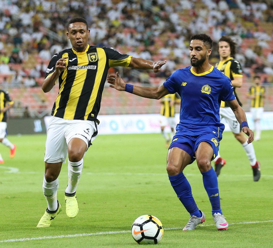 من مباريات الدوري السعودي لكرة القدم (د ب أ)