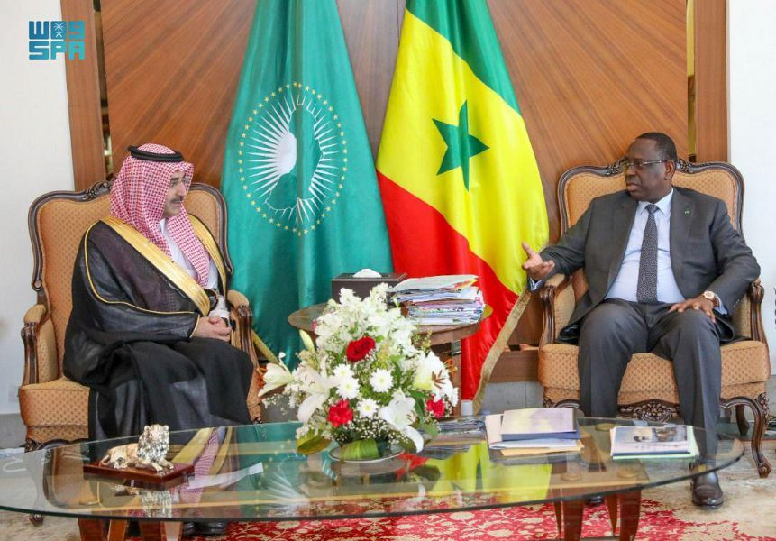  استقبل الرئيس السيد ماكي سال رئيس جمهورية السنغال (واس)