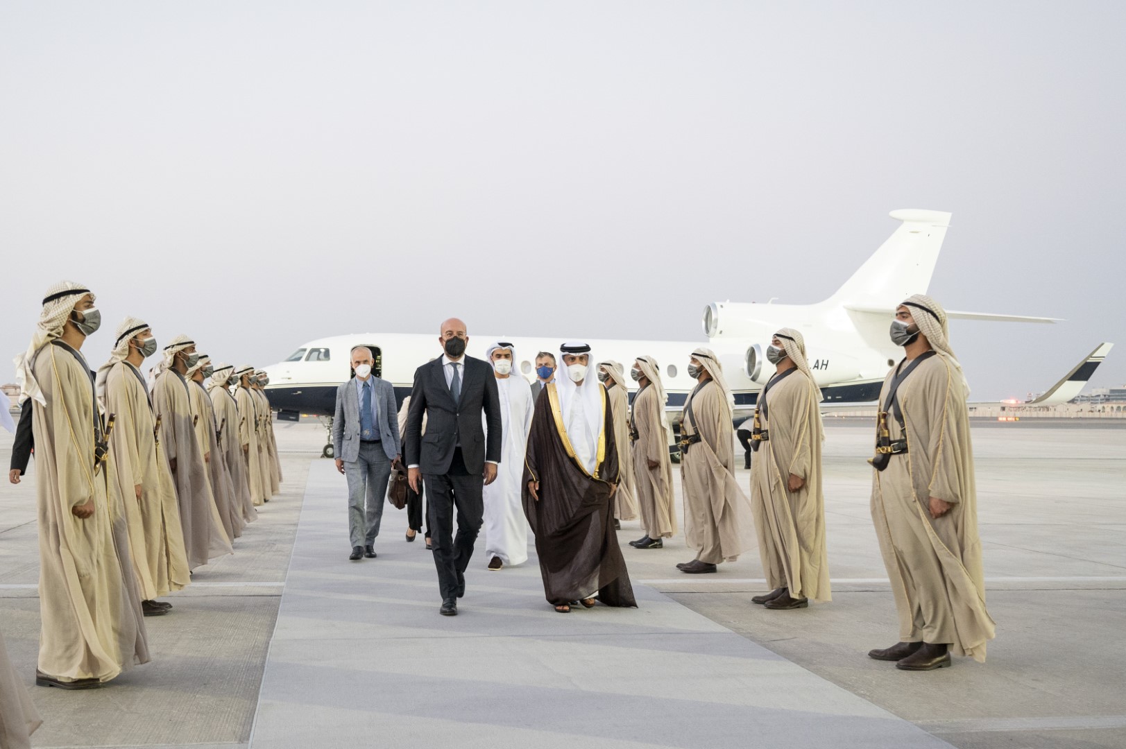 رئيس المجلس الأوروبي يصل إلى الإمارات في زيارة عمل' ( وام)