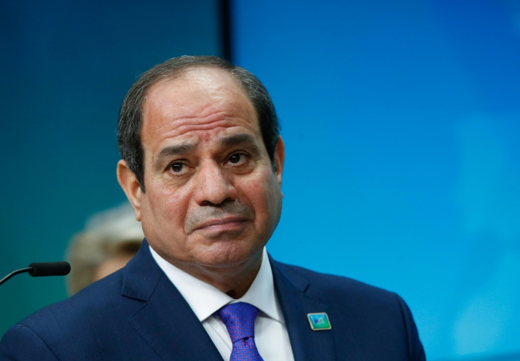 الرئيس المصري عبد الفتاح السيسي (ا ف ب)