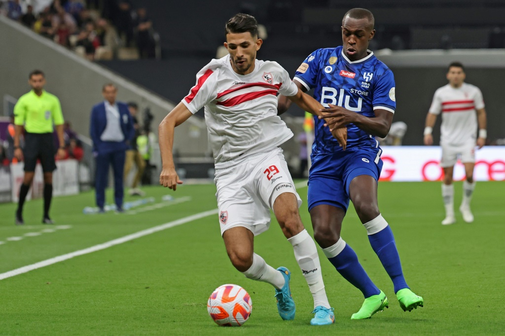 دشّن الهلال والزمالك رسمياً استاد لوسيل (ا ف ب)