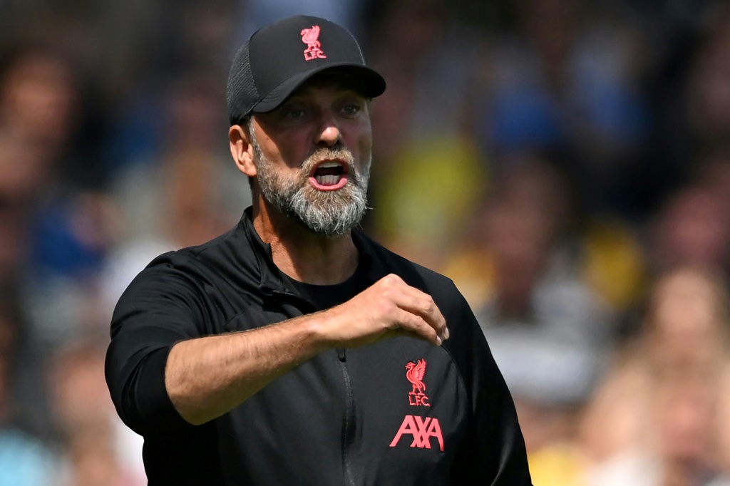 الالماني يورغن كلوب مدرب ليفربول&nbsp;(ا ف ب)&nbsp;