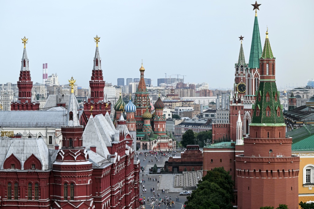 حي تاريخي في موسكو في 11 تموز/يويو 2022 (ا ف ب)
