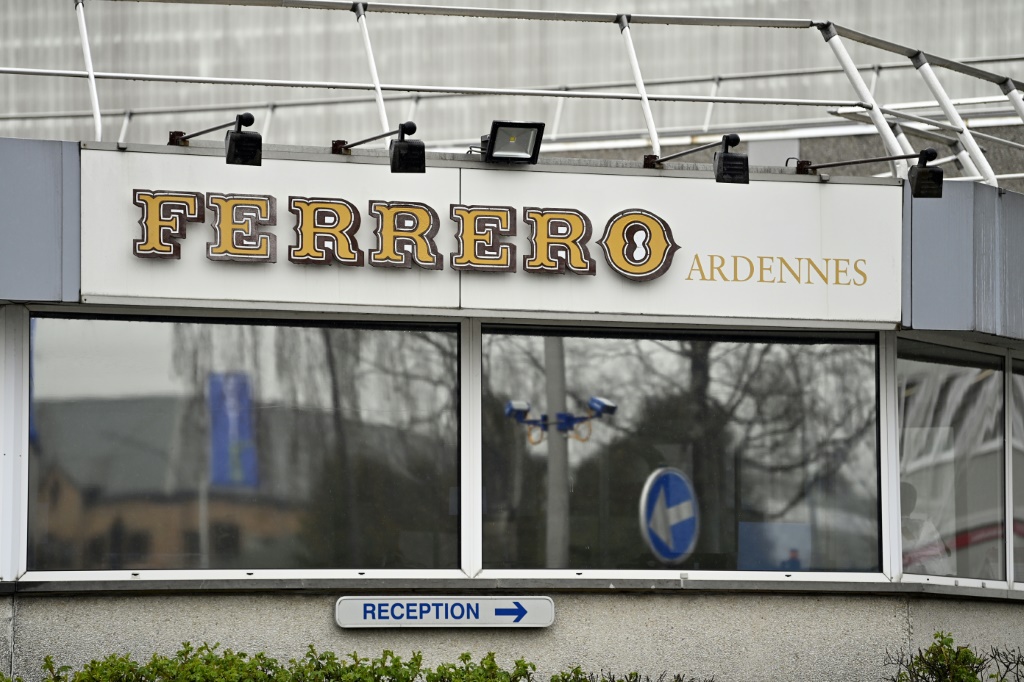 مصنع "فيريرو" في مدينة أرلون البلجيكية في الثامن من نيسان/ابريل 2022 (ا ف ب)