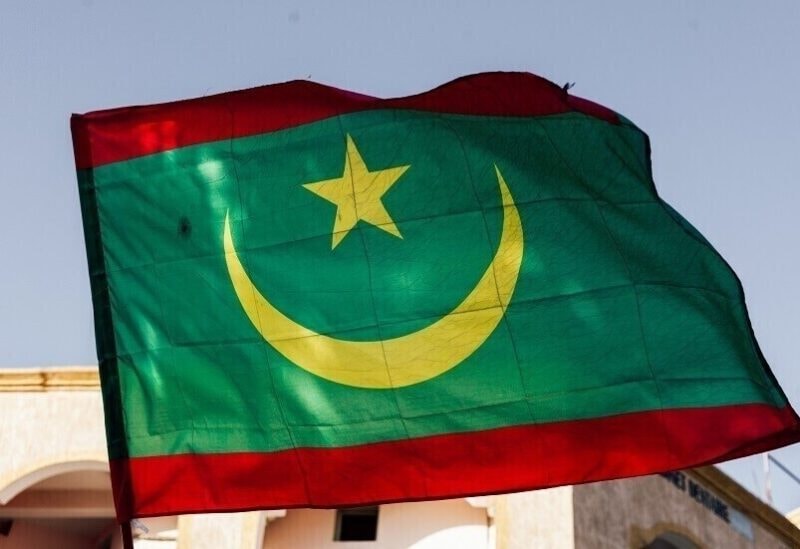 العلم الموريتاني يرفرف (ا ف ب)