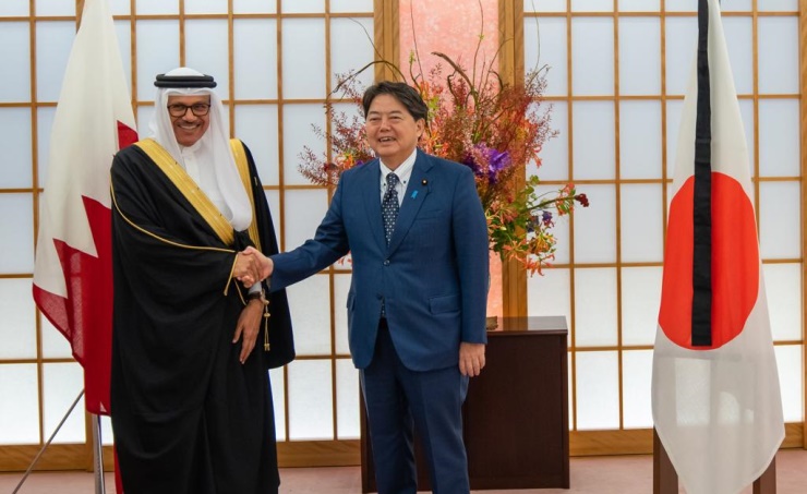 وزير الخارجية يجتمع مع وزير خارجية اليابان (بنا)