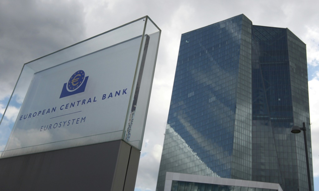 مقرّ البنك المركزي الأوروبي في فرانكفورت في غرب ألمانيا في 21 تموز/يوليو 2022 (ا ف ب)