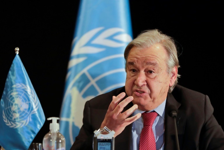  الأمين العام للأمم المتحدة انطونيو غوتيريش (أ ف ب)