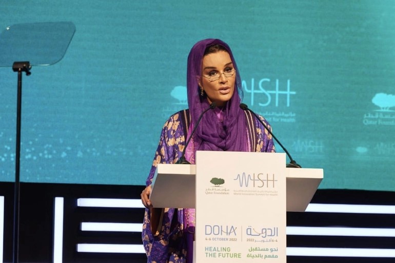 الشيخة موزا بنت ناصر (وكالة الانباء القطرية)