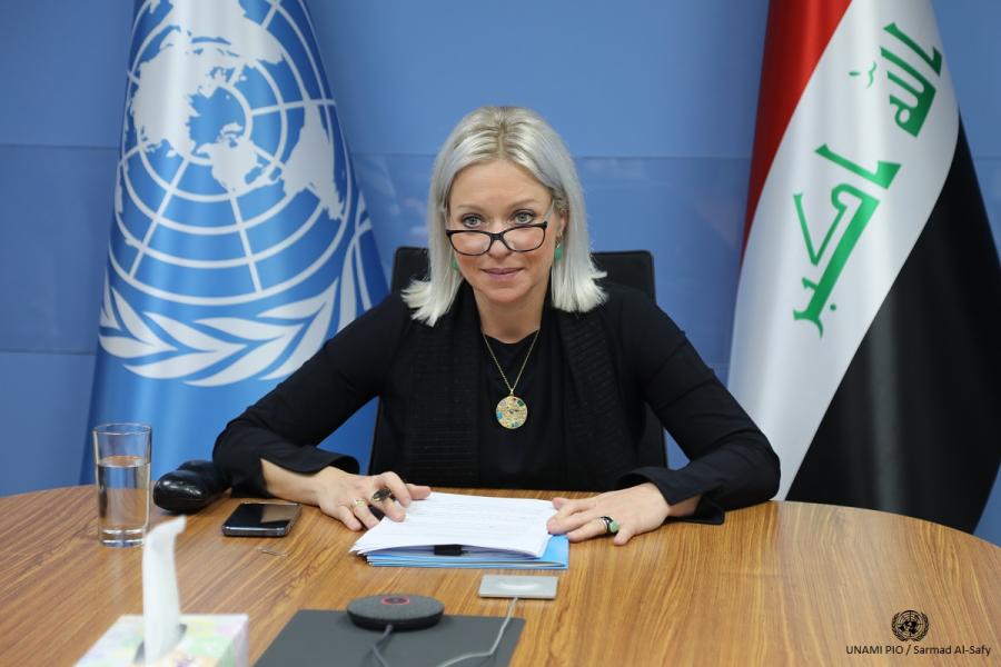  رئيسة بعثة الأمم المتحدة في العراق جينين بلاسخارت (UNDP)