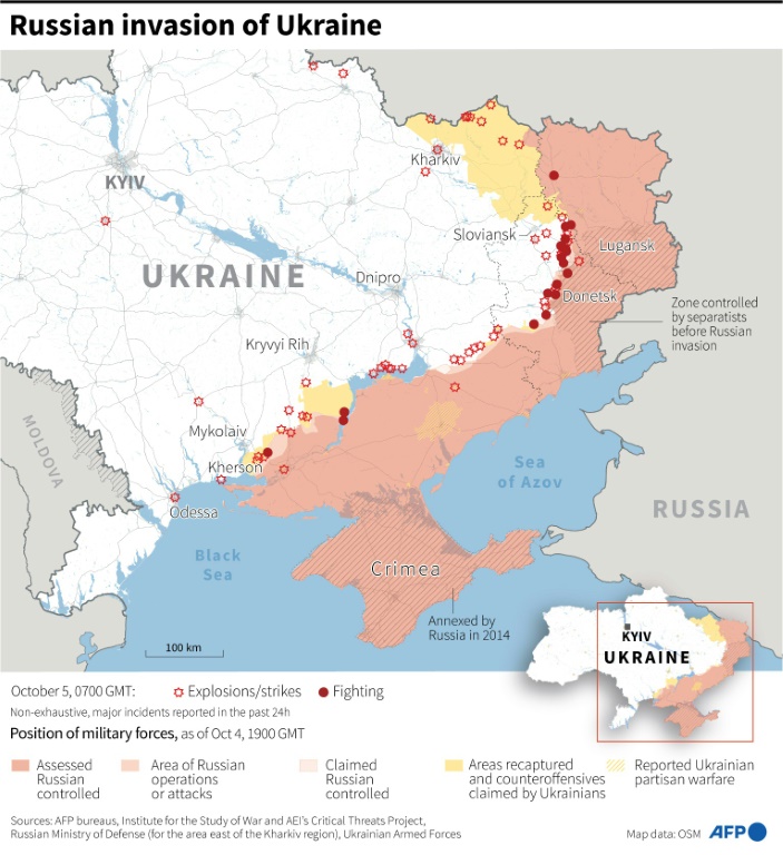     الغزو الروسي لأوكرانيا (ا ف ب)