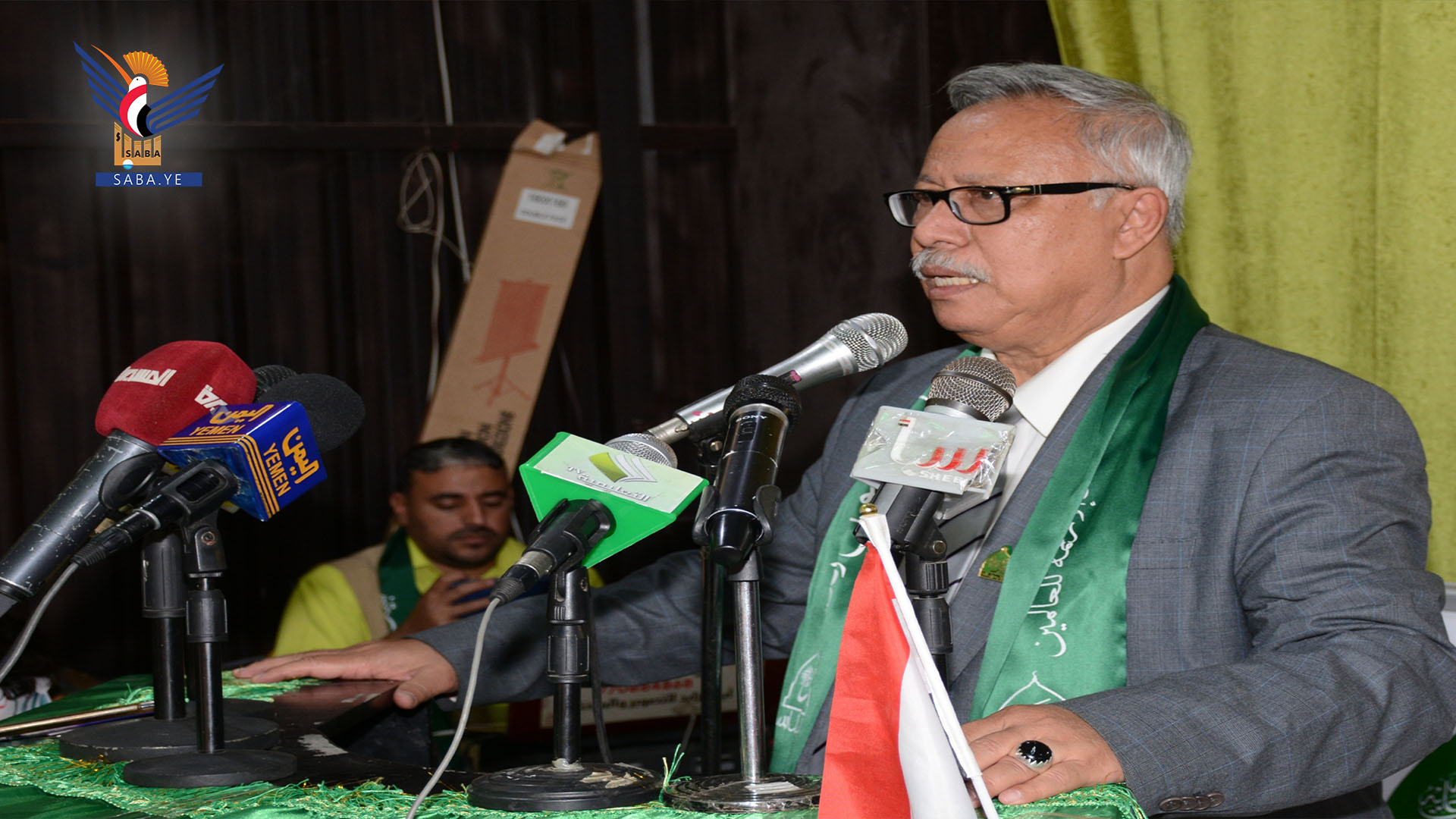 رئيس حكومة الحوثيين، عبدالعزيز بن حبتور (سبأ التابع للحوثيين)