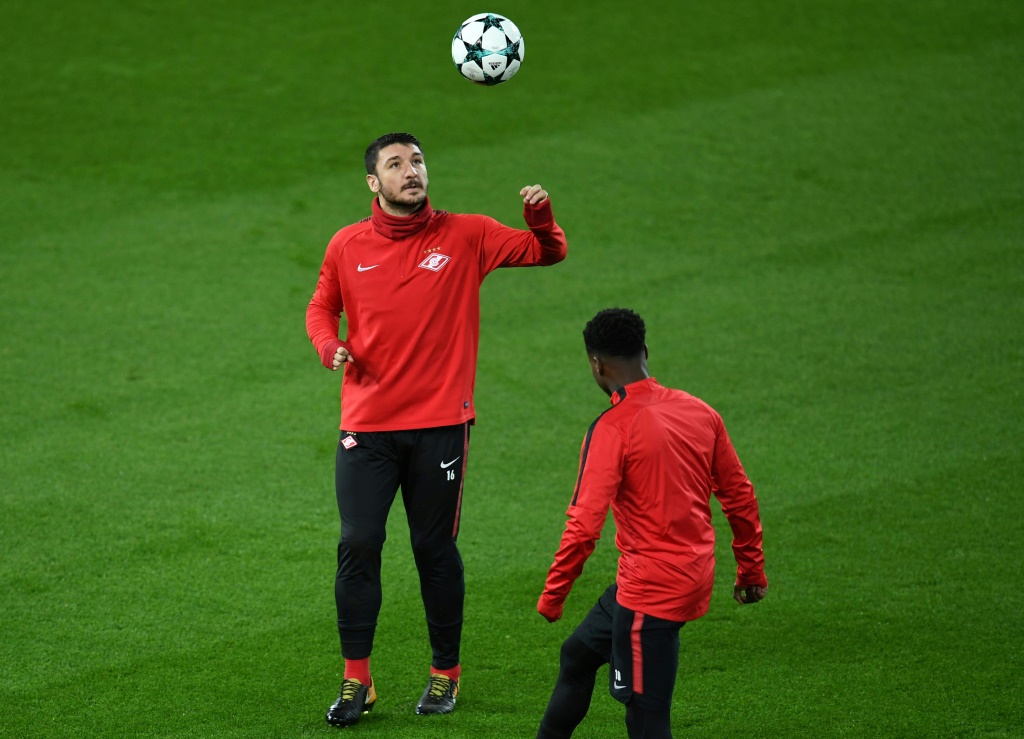 سالفاتوري بوكيتي لاعب سبارتاك موسكو السابق (ا ف ب)