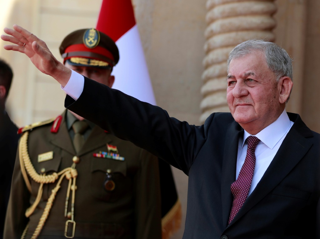  الرئيس العراقي عبد اللطيف جمال رشيد (ا ف ب)