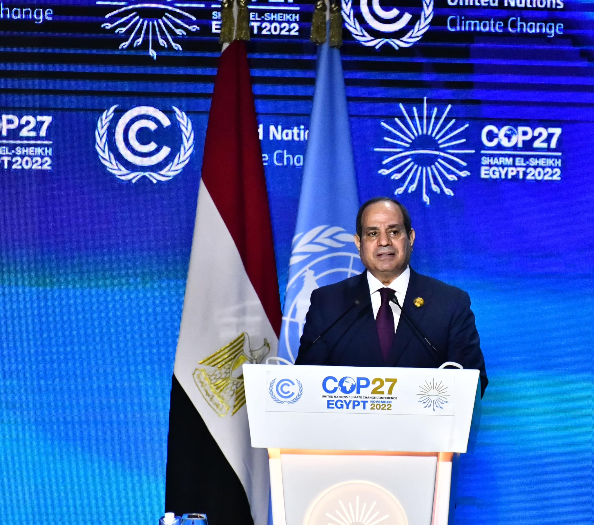 الرئيس المصري عبد الفتاح السيسي (الرئاسة المصرية)