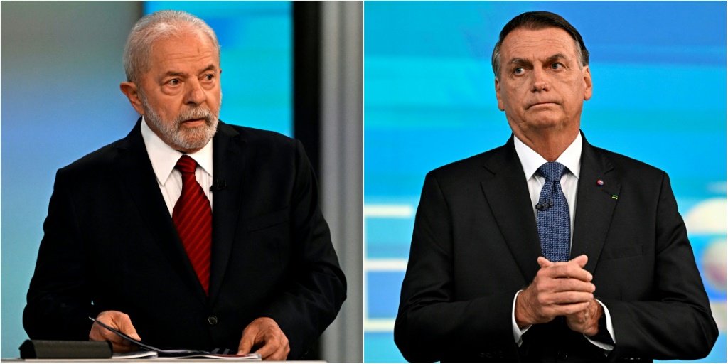 يظل الرئيس البرازيلي جاير بولسونارو (يمينًا) في منصبه حتى 1 يناير 2023 ، حيث سيتم استبداله بمنافسه اليساري لولا إيناسيو لولا دا سيلفا (على اليسار). (ا ف ب)