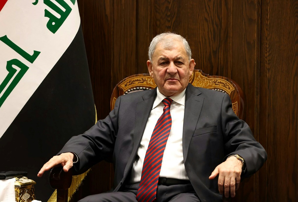الرئيس العراقي عبد اللطيف جمال رشيد (ا ف ب)