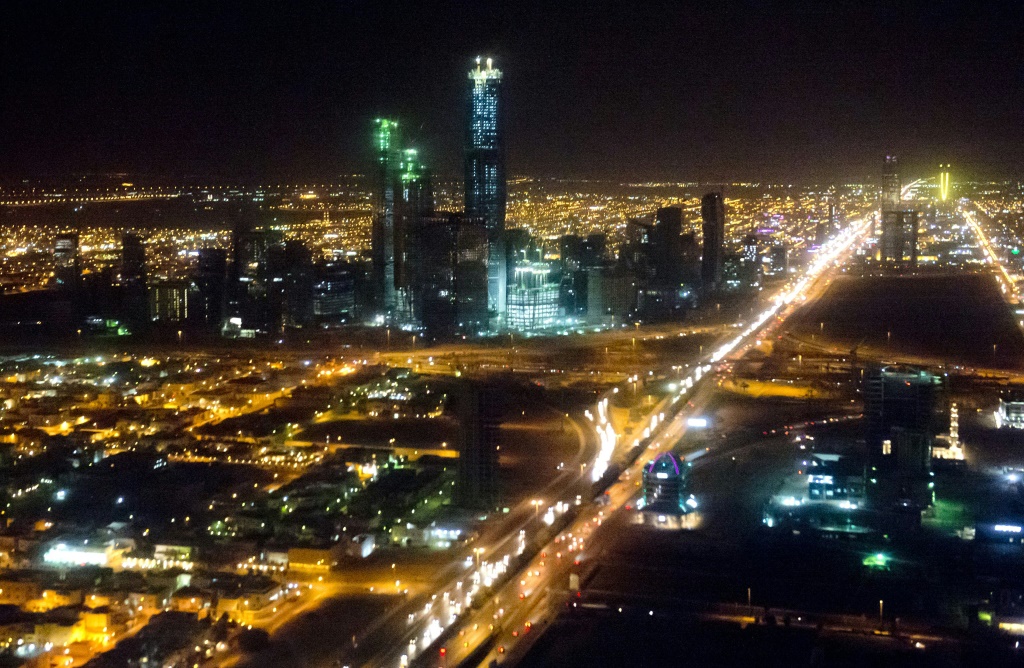   العاصمة السعودية الرياض هي موطن لحوالي ثمانية ملايين شخص (أ ف ب)