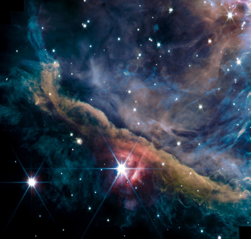 صورة التقطها تلسكوب جيمس ويب الفضائي (ا ف ب)