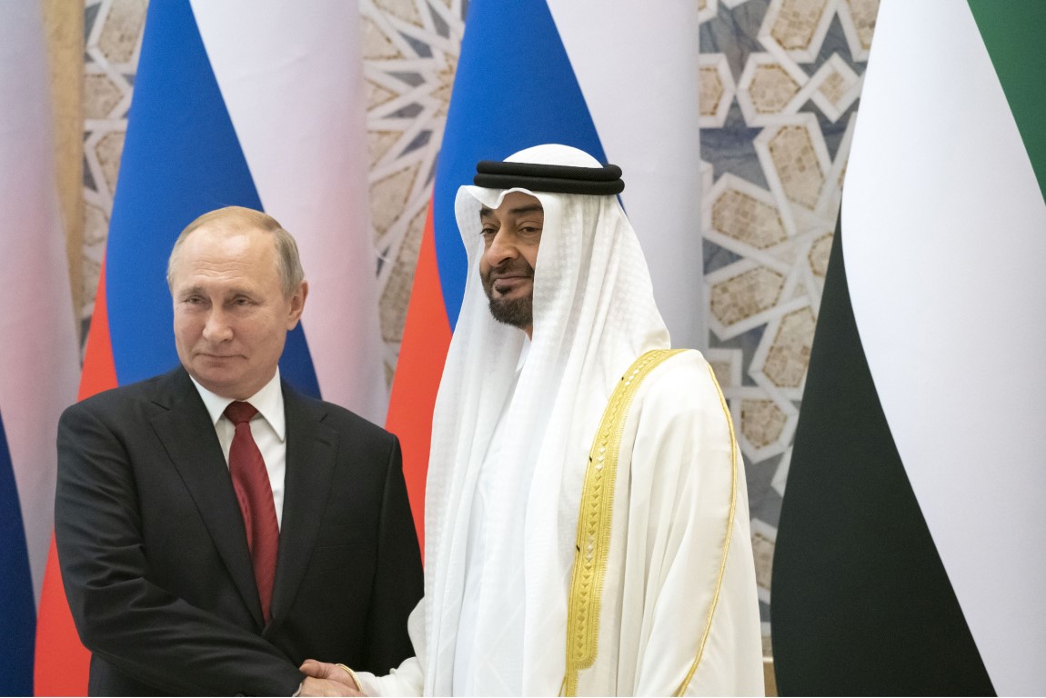 الرئيس الروسي أجرى اتصالاً هاتفياً مع نظيره الإماراتي (وام)