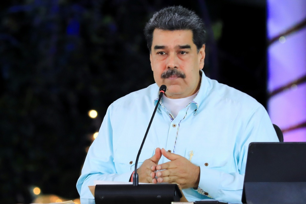 رئيس فنزويلا نيكولاس مادورو في 12 ديسمبر 2022 في كاراكاس (ا ف ب)