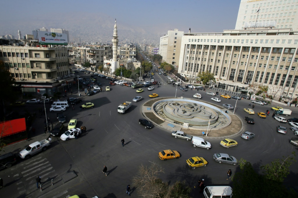    شارع في العاصمة السورية دمشق في 13 كانون الأول/ديسمبر 2022 (أ ف ب)