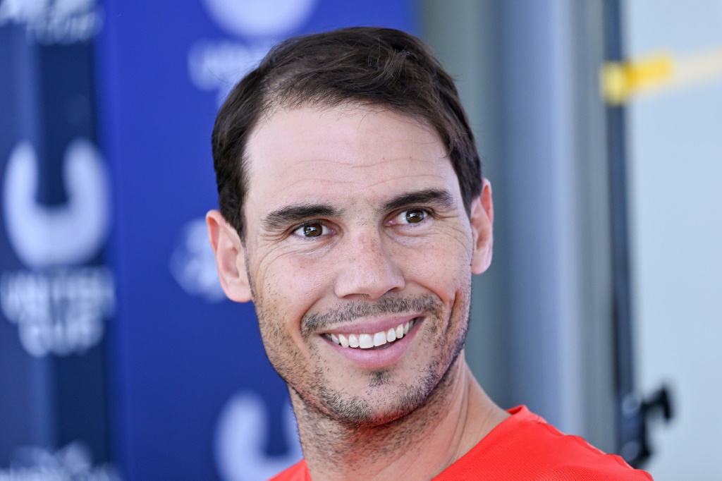 الاسباني رافايل نادال خلال مشاركته في مؤتمر صحافي في سيدني في 28 كانون الأول/ديسمبر 2022 (ا ف ب)