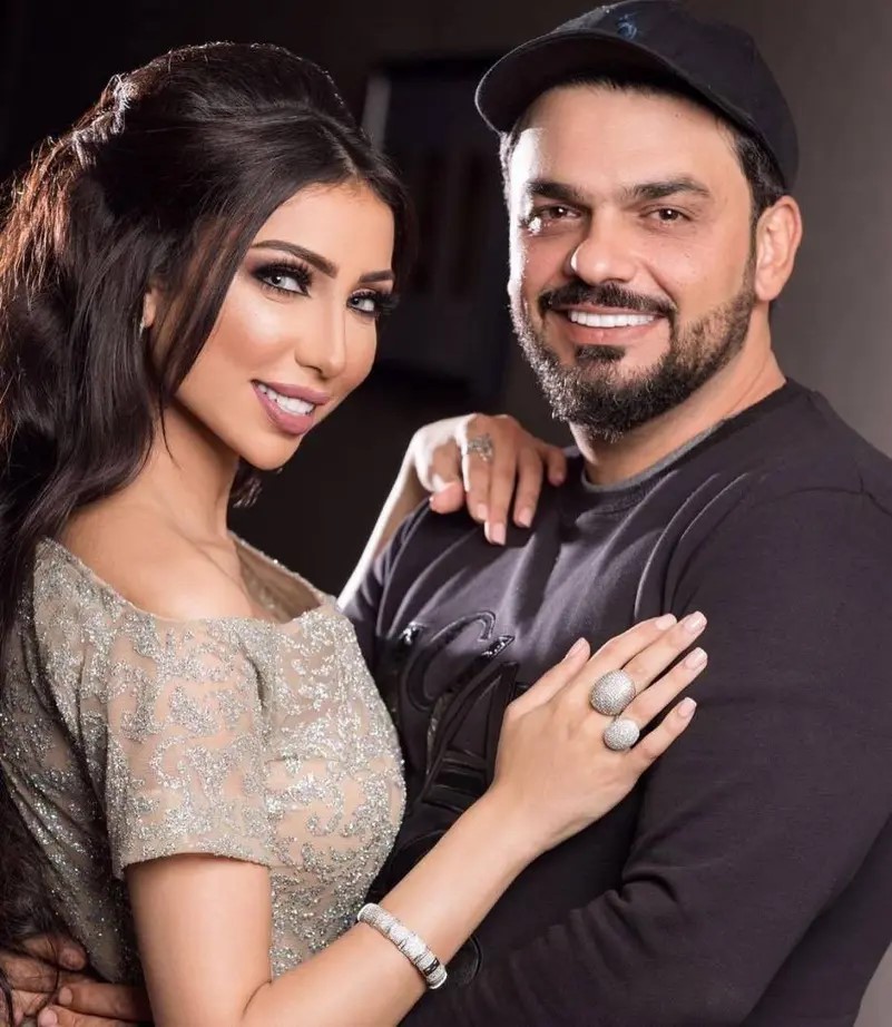دنيا بطمة وزوجها محمد الترك (سوشيل ميديا)
