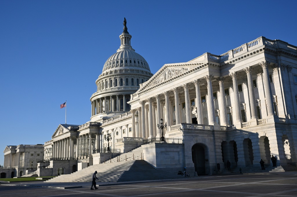 الكابيتول مقر الكونغرس الاميركي في 14 تشرين الثاني/نوفمبر 2022 في واشنطن (ا ف ب)