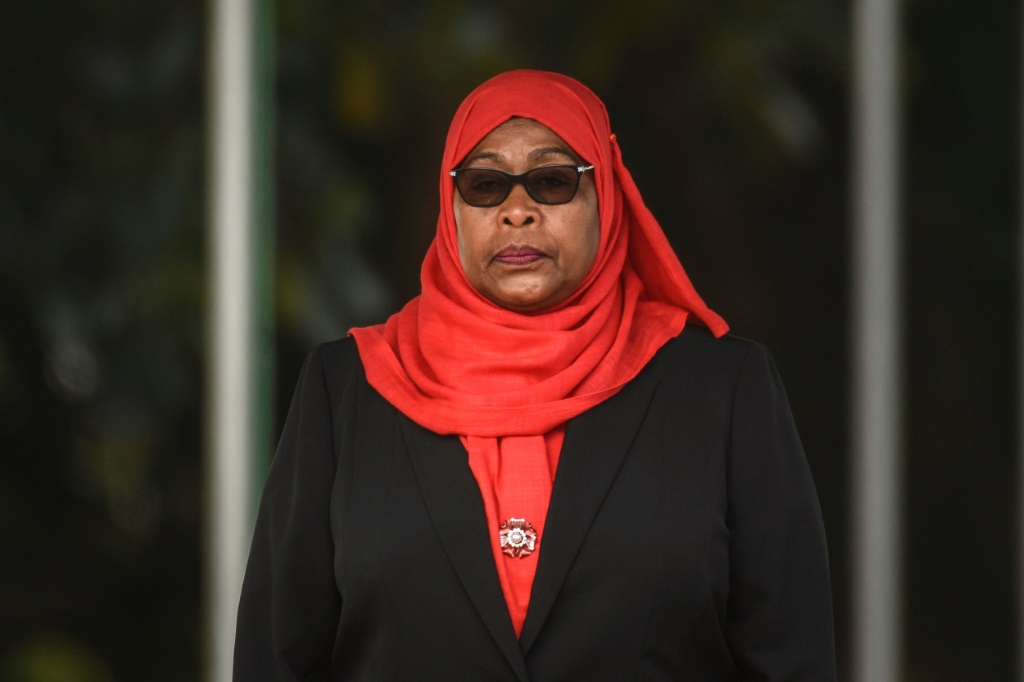 قالت الرئيسة التنزانية سامية سولو حسن إنها ملتزمة بـ "المصالحة والإصلاحات" بما في ذلك إعادة صياغة الدستور التي طال انتظارها. (أ ف ب)