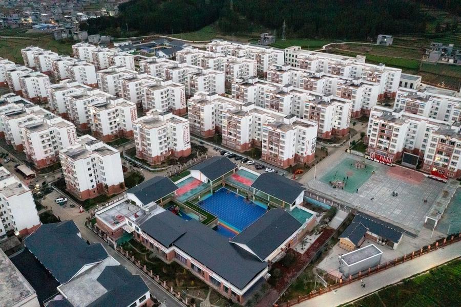 الصين تتجاوز الهدف السنوي لتجديد المساكن في 2022. (شينخوا)