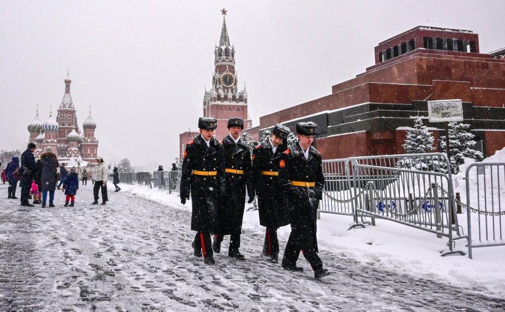 صورة مؤرخة في 14 كانون الأول/ديسمبر 2022 للساحة الحمراء في موسكو (ا ف ب)