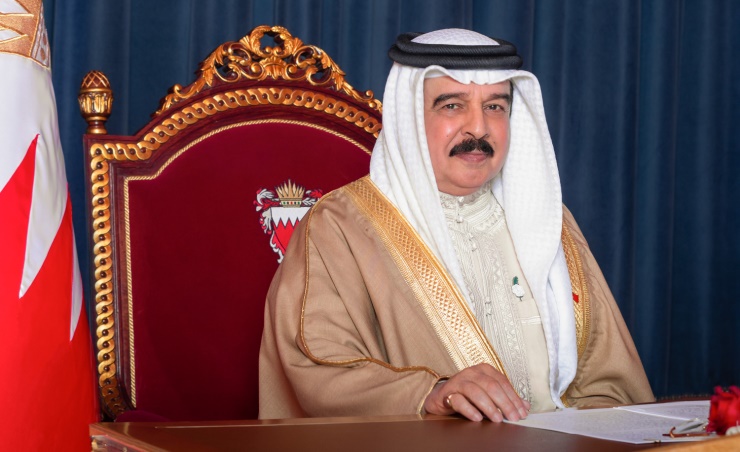 عاهل البحرين الملك حمد بن عيسى آل خليفة (بنا)