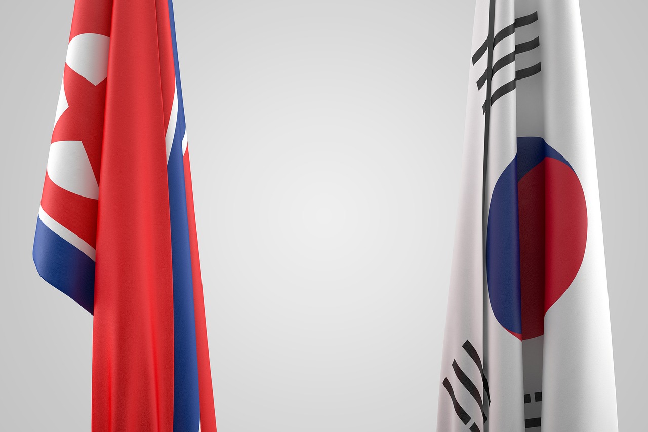 علم كوريا الجنوبية والشمالية (بيكسباي)