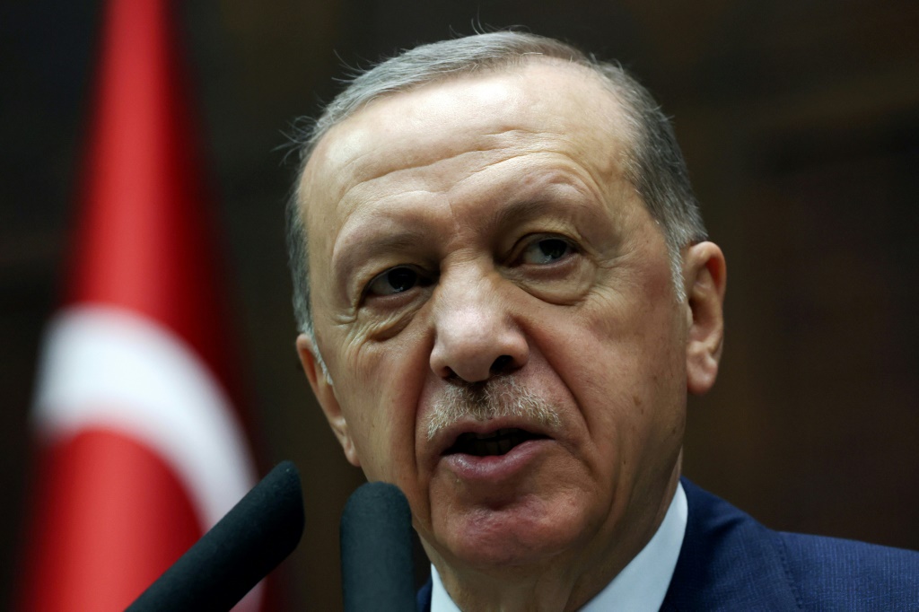 الرئيس التركي رجب طيب أردوغان (ا ف ب)