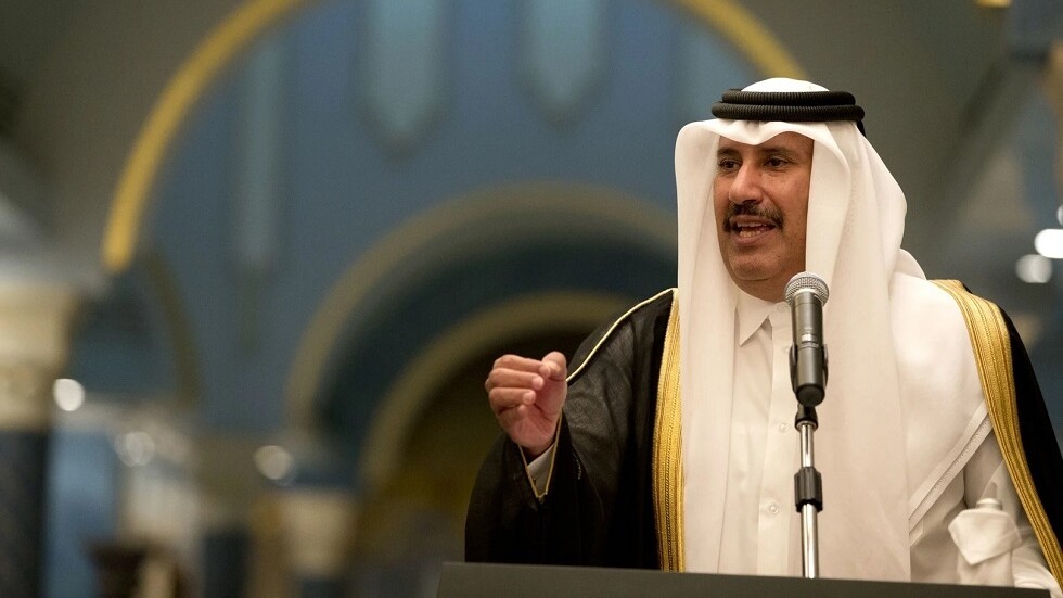 الشيخ حمد بن جاسم آل ثاني رئيس الوزراء وزير الخارجية القطري السابق (أ ف ب)
