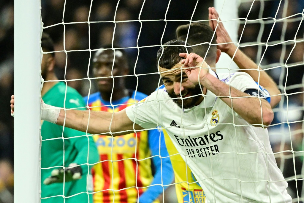 كريم بنزيمة يغيب عن مباراة ريال مدريد ضد الاهلي في مونديال الاندية (ا ف ب)
