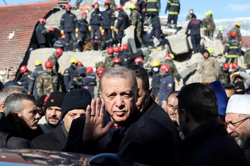 الرئيس التركي رجب طيب أردوغان (أ ف ب)