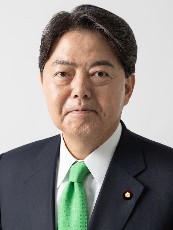 وزير الخارجية الياباني هاياشي هوشيماسا (ويكيبيديا)