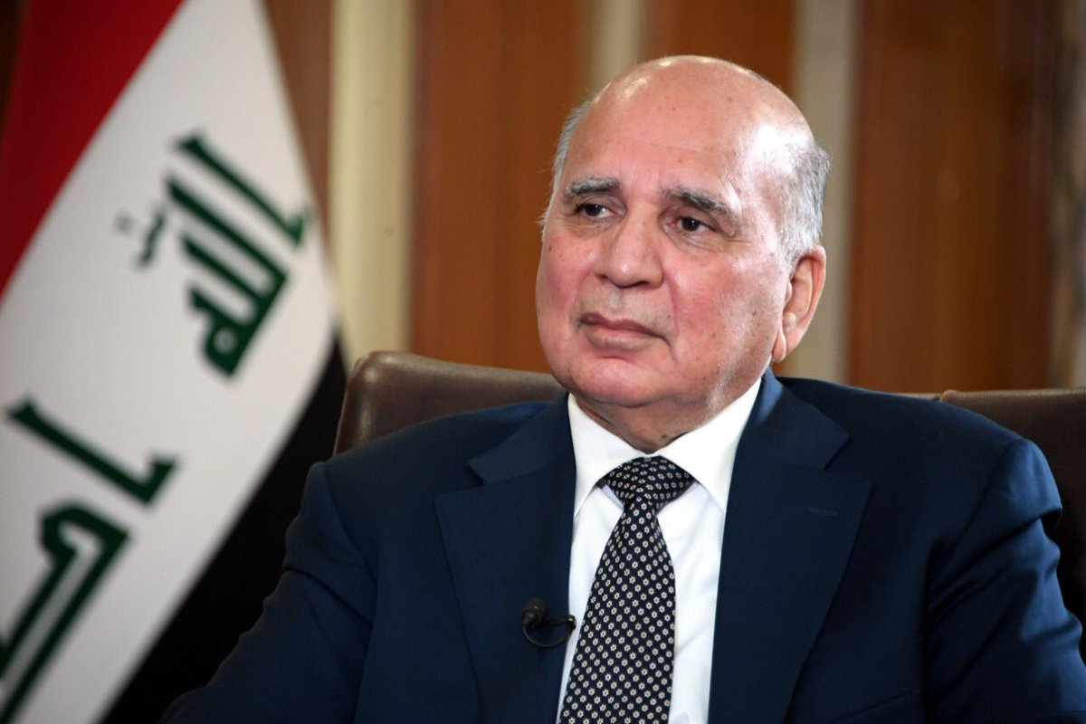  نائب رئيس مجلس الوزراء وزير الخارجيَّة العراقي فؤاد حسين (تويتر)