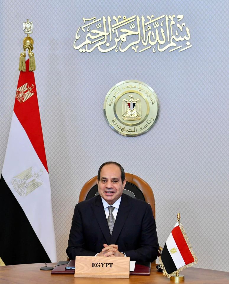 الرئيس المصري، عبد الفتاح السيسي (الرئاسة المصرية)