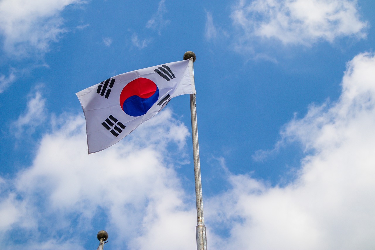 علم كوريا الجنوبية (بيكسباي)