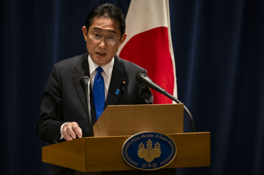 رئيس الوزراء الياباني فوميو كيشيدا في العاصمة اليابانية طوكيو بتاريخ 17 آذار/مارس 2023 (ا ف ب)