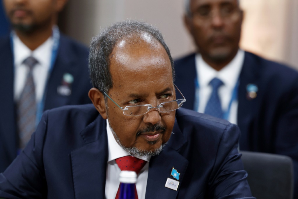 الرئيس الصومالي حسن الشيخ محمود (ا ف ب)