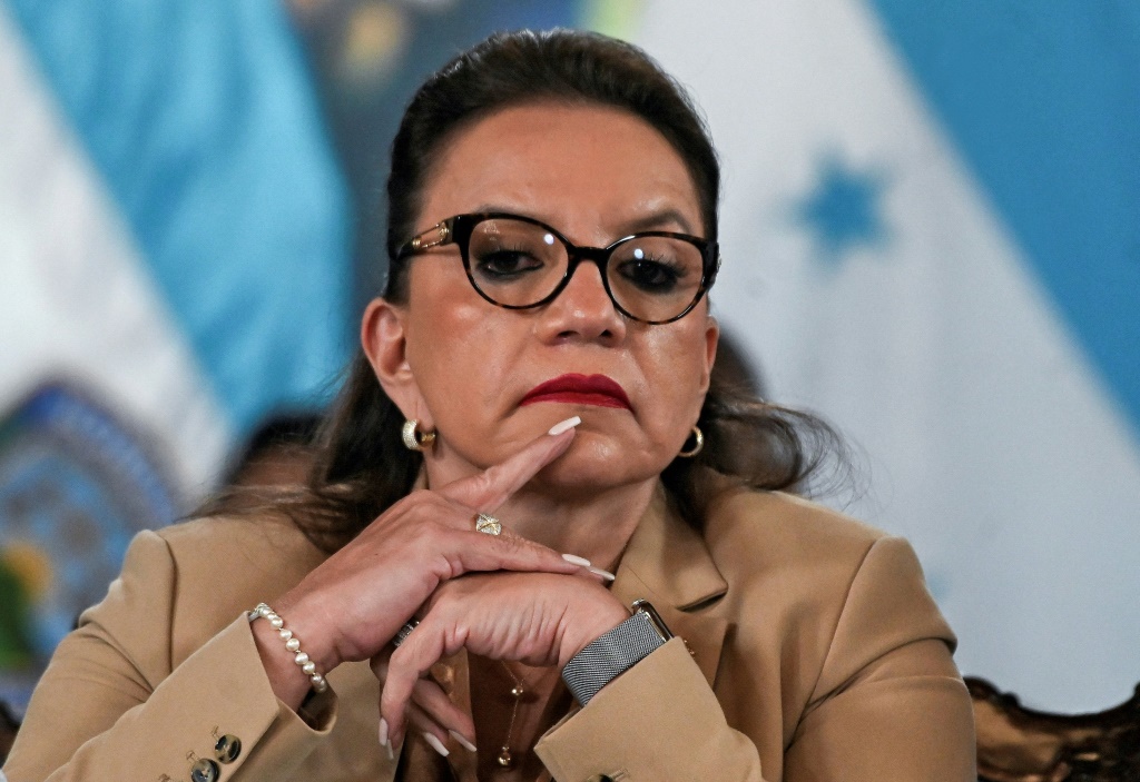 رئيسة هندوراس زيومارا كاسترو في 24 نوفمبر 2022 (ا ف ب)