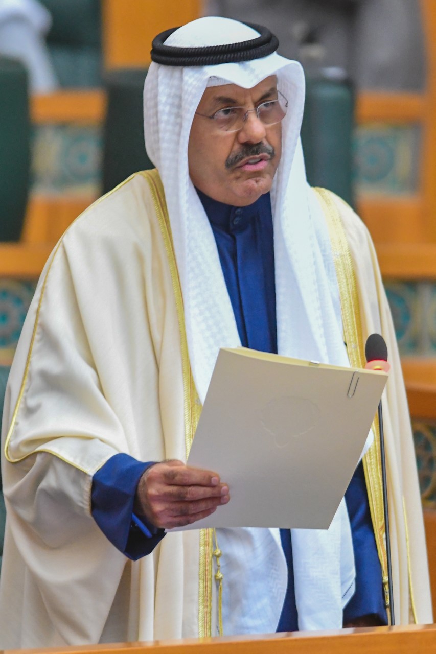  رئيس مجلس الوزراء الكويتي المكلف الشيخ أحمد النواف (كونا)