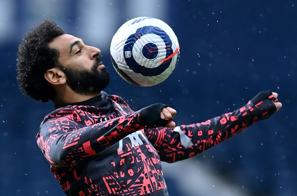 مهاجم ليفربول المصري محمد صلاح (ا ف ب)